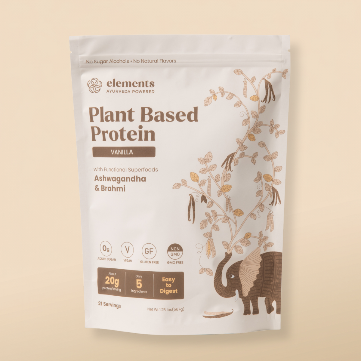 Plant Based Protein Powder: Vanilla (21 Servings)